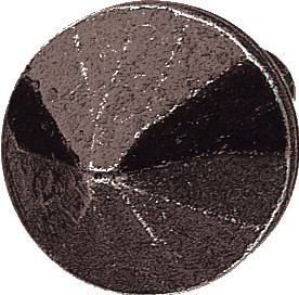 Knob, zinc, dark oil-rubbed bronze, M4, 25 x 23mm