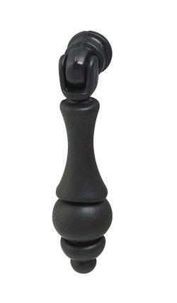 Drop Handle, zinc, dark oil-rubbed bronze, M4, 65 x 15mm