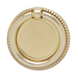 Ring Pull, brass, polished, M4, 51mm