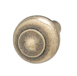 Knob, zinc, antique bronze, M4, diameter 25mm