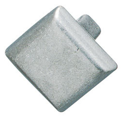 Knob, brass, pewter, M4, 26 x 28mm