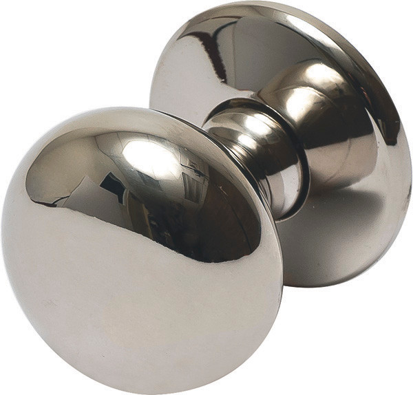 Knob, Mulberry, polished nickel, M4, 32mm
