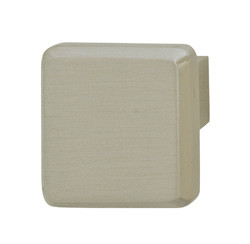 Knob, zinc, brushed nickel, M4, 32mm