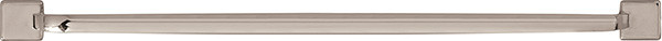 Handle, zinc, polished nickel, M4, center to center 128mm
