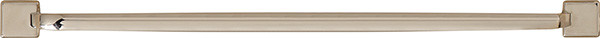 Handle, zinc, polished nickel, M4, center to center 8"