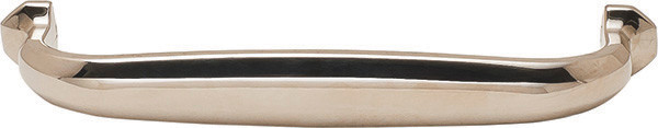 Handle, Paragon, zinc, polished nickel, M4, center to center 128mm