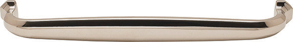Handle, Paragon, zinc, polished nickel, M4, center to center 8"