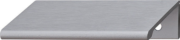 Handle, aluminum, satin, center to center 50mm