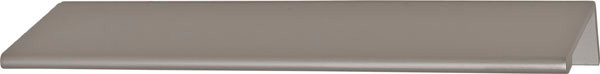 Handle, aluminum, matt silver anodized, center to center 4"