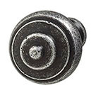 Knob, steel, black antique, 8-32, 35mm