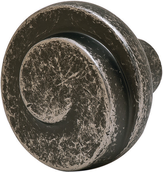 Knob, zinc, pewter, M4, diameter 30mm