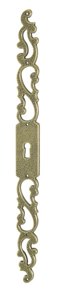 Escutcheon Plate, zinc, antique bronze, 275mm