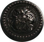 Knob, Artisan, zinc, oil-rubbed bronze, M4, 48mm