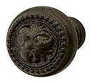 Knob, Artisan, zinc, oil-rubbed bronze, M4, 25mm