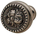 Knob, Artisan, zinc, pewter, M4, 25 x 25mm