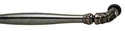 Handle, Artisan, zinc, florentine bronze, M4, center to center 128MM