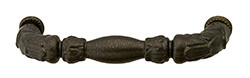 Handle, Artisan, oil-rubbed bronze, M4, center to center 3"