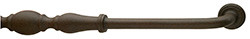 Handle, Bordeaux, iron, rust, M6, center to center 8"