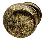 Knob, Bordeaux, iron, antique bronze, M4, 48 x 39mm