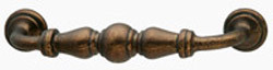 Handle, Bordeaux, iron, oil-rubbed bronze, M4, center to center 96mm