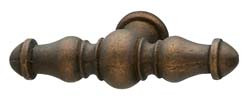 Handle, Bordeaux, iron, oil-rubbed bronze, M4, 107 x 26mm