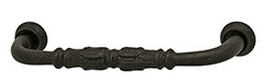 Handle, Chateau, brass, oil-rubbed bronze, M4, center to center 96mm