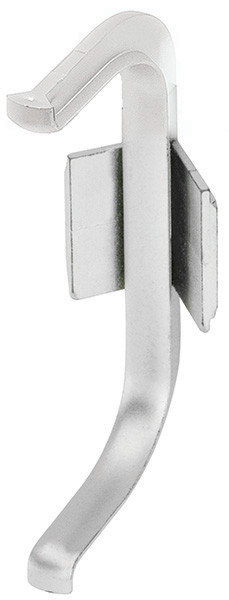 Corner Piece, for inside C Channel Extrusion, Aluminum, Silver