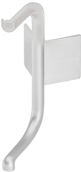 Corner Piece, for outside C Channel Extrusion, Aluminum, Silver