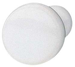Knob, ceramic, white, 31 x 29mm, 8-32