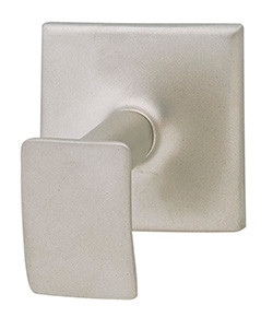 Knob, Bella Italiana, brass, nickel matt, M4, 40 x 40mm