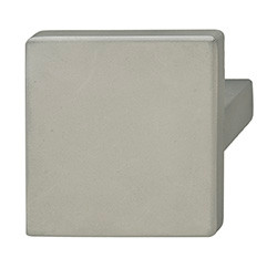 Handle, zinc, stainless steel look, M4, center to center 16mm
