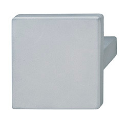 Knob, zinc, chrome matt, M4, center to center 16mm