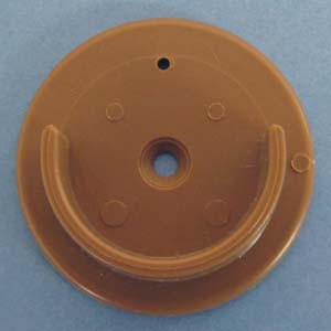 Standard Pole Sockets Tan, Pkg of 50 sets - no screws