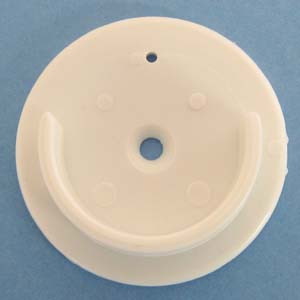 Standard Pole Sockets White, Pkg of 50 sets