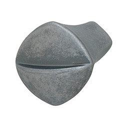 Knob, zinc, pewter, M4, 20 x 20mm