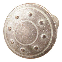 Knob, zinc, glazed copper, M4, 36 x 25mm