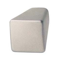 Knob, zinc, nickel matt, M4, 15 x 25mm