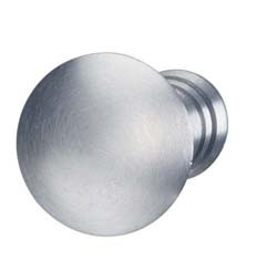 Knob, stainless steel, matt, M4, 25 x 20mm