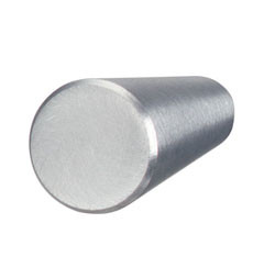 Knob, stainless steel, matt, M4, 20 x 28mm