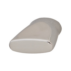 Knob, zinc, chrome polished, M4, 30 x 30mm