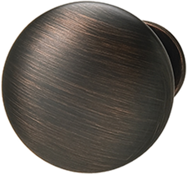 Mushroom Knob, zinc, satin bronzed copper, 8-32, 30 x 28mm