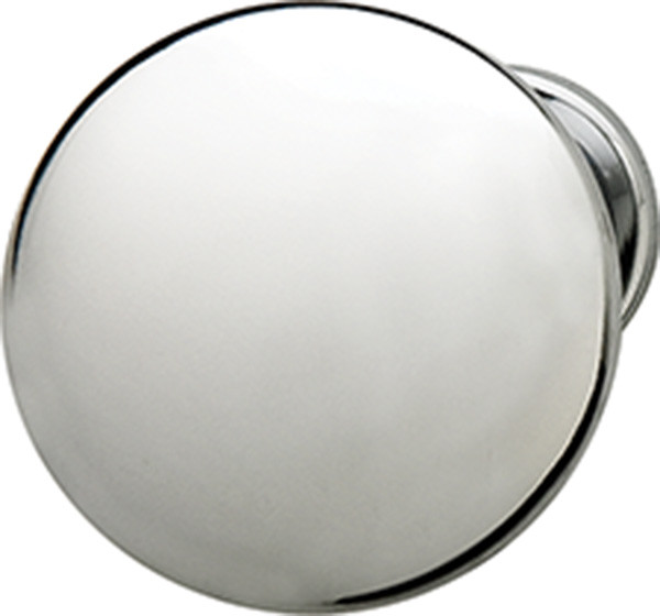 Mushroom Knob, zinc, chrome polished, 8-32, 30 x 28mm