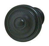 Knob, zinc, dark oil-rubbed bronze, M4, 36 x 25mm