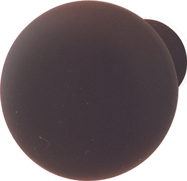 Knob, hollow, steel, oil-rubbed bronze, 8-32, 32 x 31mm