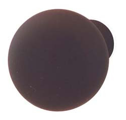 Knob, hollow, steel, dark oil-rubbed bronze, 8-32, 32 x 31mm