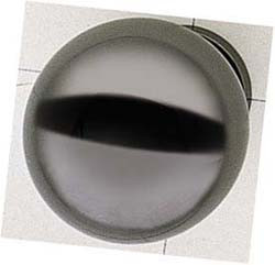 Knob, metal, black nickel-plated, 8-32, 31 x 29mm