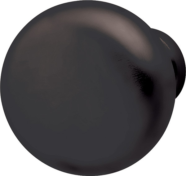 Knob, zinc, dark oil-rubbed bronze, 8/32, 31mm