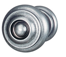 Knob, zinc, pewter, M4, diameter 35mm