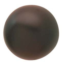 Knob, zinc, dark oil-rubbed bronze, M4, diameter 25 x 27mm