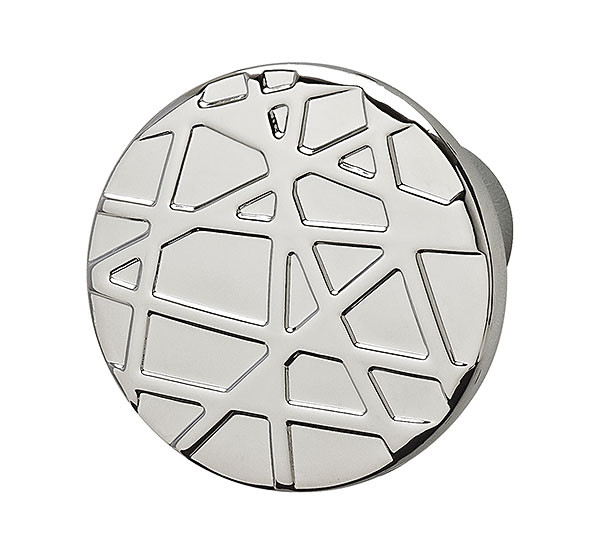 Knob, Springs, zinc, polished chrome, M4, 45mm